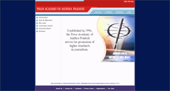 Desktop Screenshot of pressacademyarchives.ap.nic.in