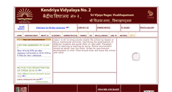 Desktop Screenshot of kv2svnagar.ap.nic.in