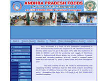 Tablet Screenshot of apfoods.ap.nic.in